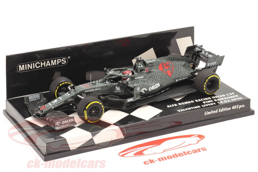 Minichamps 1:43 Kimi Räikkönen Alfa Romeo Racing C39 #7 Fiorano