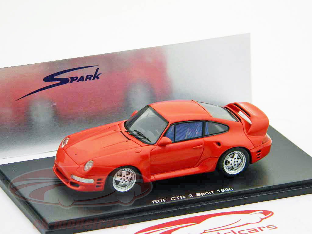 Spark 1:43 Porsche RUF CTR 2 Sport 1996 red S0724 model car