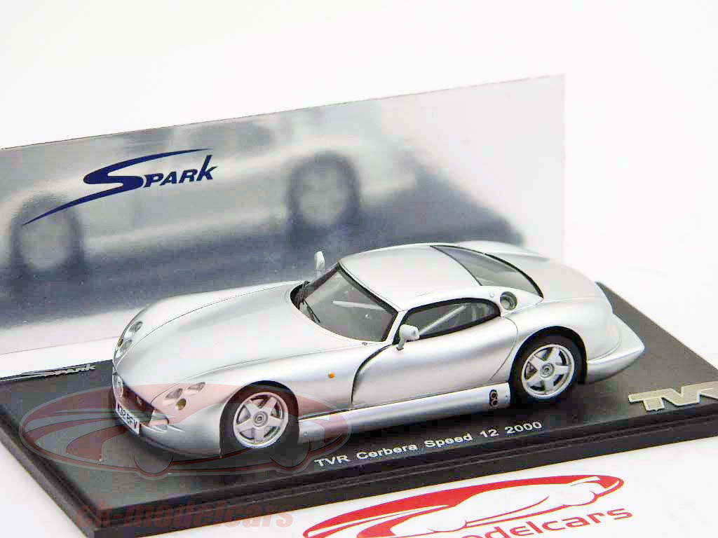 Spark 1:43 TVR Cerbera Speed 12 Bj. 2000 silber / silver S0235