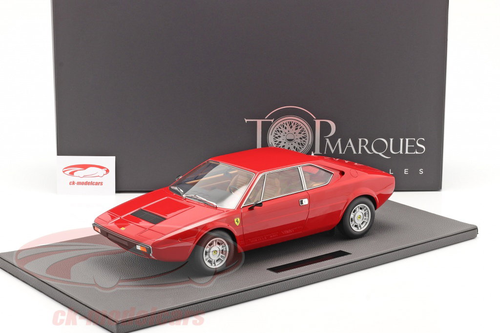 TopMarques 1:12 Ferrari Dino 308 GT4 Coupe 建設年 1973 赤 TM12-27A