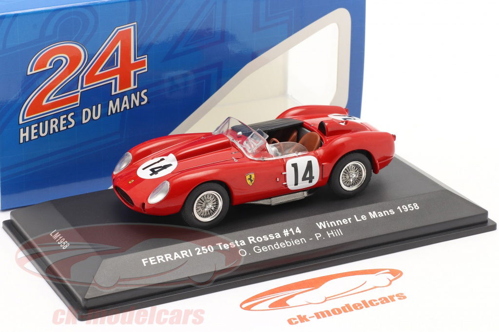 Ixo 1:43 Ferrari 250 Testa Rossa #14 Winner 24h LeMans 1958