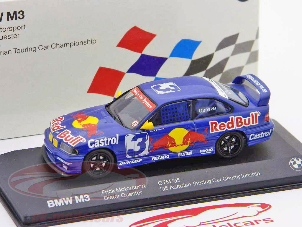 BMW M3 Red Bull ミニカー 1/43 3) BMW M3 E36 GTR Street 1993 Red 1:43 Minichamps 430023382