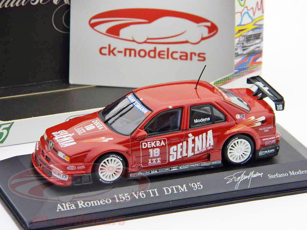 Minichamps 1:43 S. Modena Alfa Romeo 155 V6 TI #18 DTM 1995