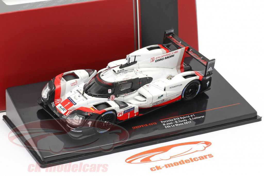 IXO 1:43 Porsche 919 Hybrid 2-Set 2017 Le Mans 24h