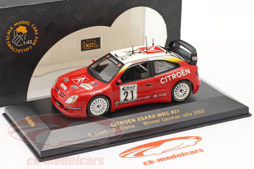 ミニカー ixo CITROEN XSARA WRC#21 S.Loeb-D.Elena ixo CITROEN XSARA WRC#21 S.Loeb-D.Elena - メルカリ