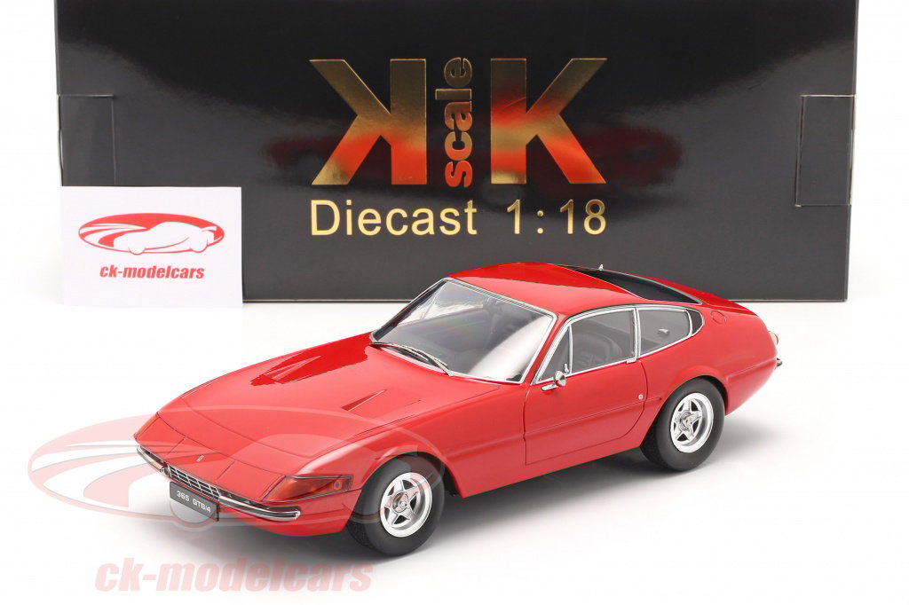 KK-Scale 1:18 Ferrari 365 GTB/4 Daytona Coupe Series 2 1971 red