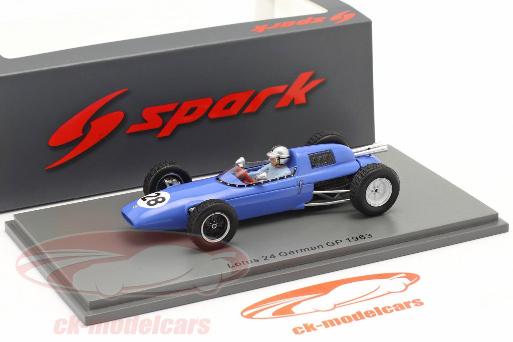 Spark 1/43 Lotus 24 N°28 GP Allemagne 1963 Bernard Collomb Résine Précommande