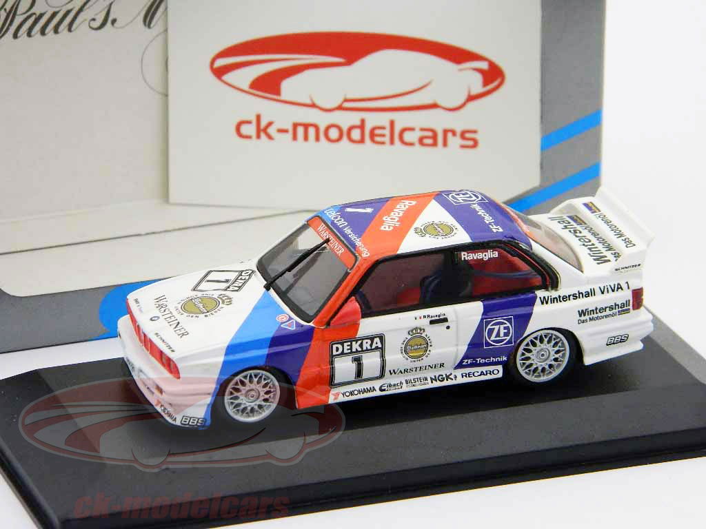 ミニカー MINICHAMPS BMW M3 Schnitzer1/43 Minichamps 1:43 R. Ravaglia BMW M3 #1 DTM 1990 Team