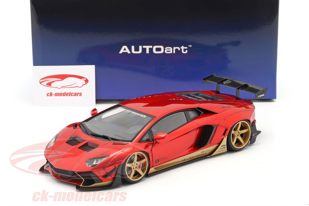 Lamborghini Aventador 1/18 レッド autoart-118-liberty-walk-lb-