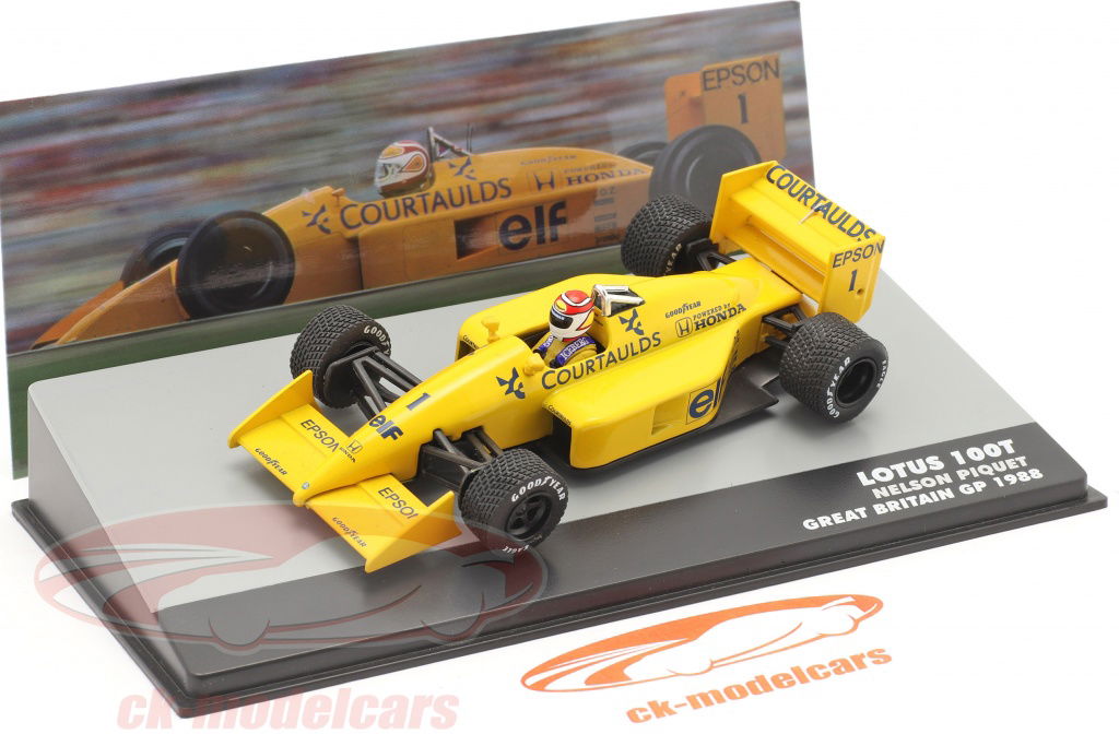 Altaya 1:43 Nelson Piquet Lotus 100T #1 イギリス GP 式 1