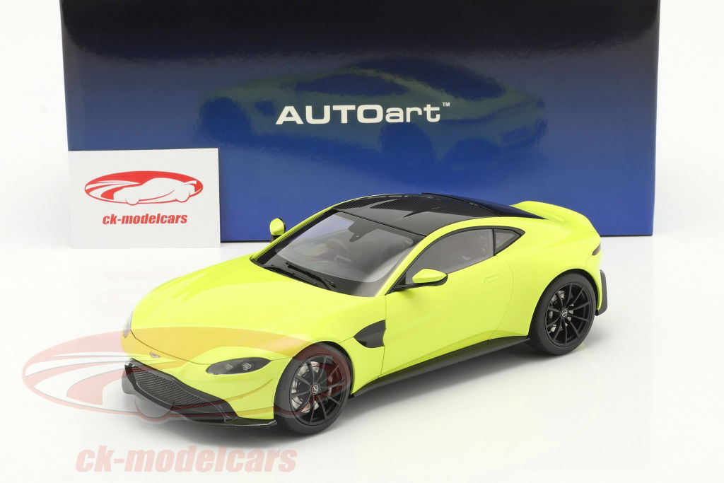 AUTOart 1:18 Aston Martin Vantage year 2019 lime green 70279 model