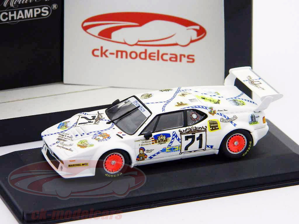 Minichamps 1:43 BMW M1 #71 24h LeMans 1981 Danner / v.Bayern
