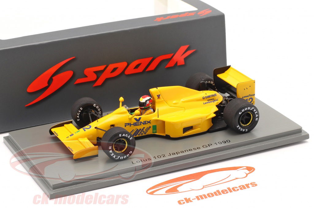 ミニカー　1/43 Lotus 102 Japanese GP 1990 Johnny Herbert #12 [S1784] Spark 1:43 Johnny Herbert Lotus 102 #12 Japan GP formula 1