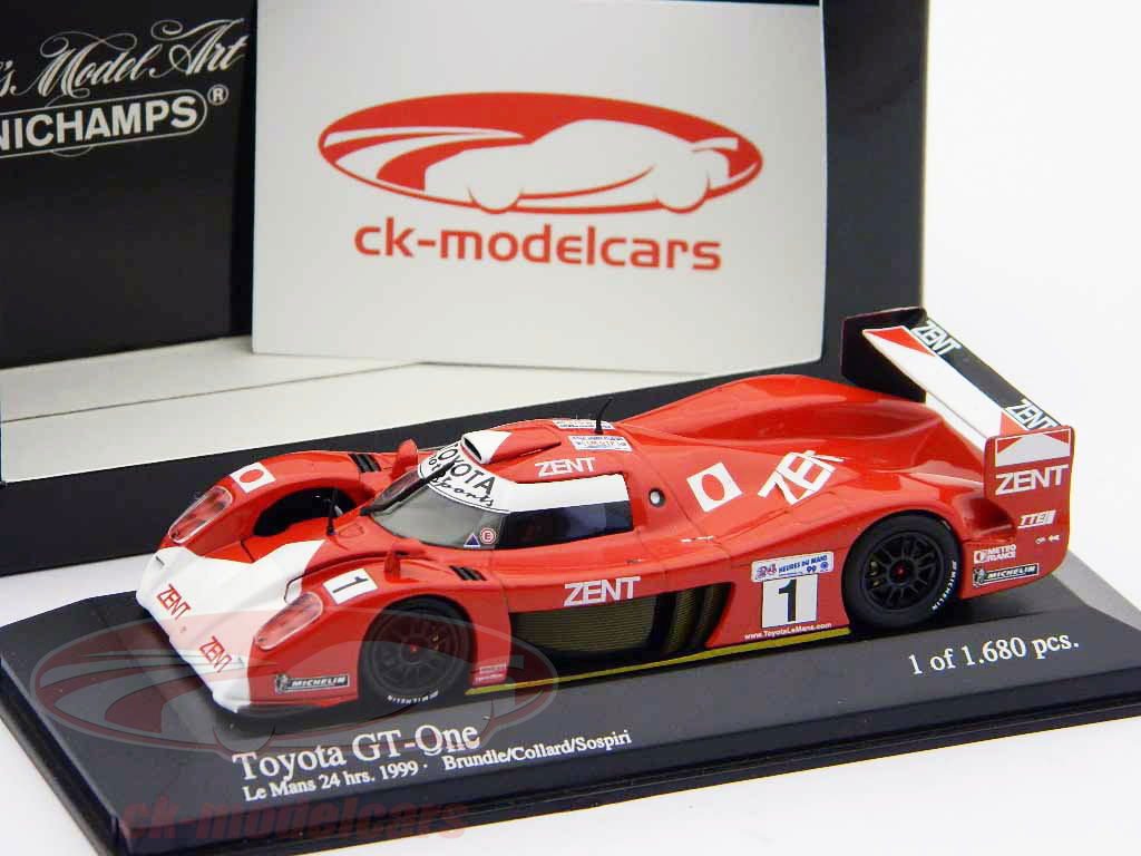 ミニカー　1/43 トヨタ GT-One 1999ル・マン M.Brundle/E.Collard/V.Sospirl No.1 [8147] Minichamps 1:43 Toyota GT-One #1 24h LeMans 1999 Brundle