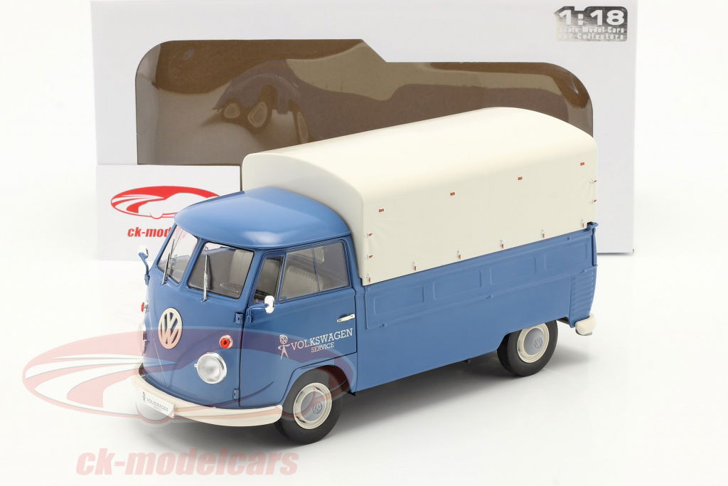 Solido 1:18 フォルクスワーゲン VW T1 Pick-Up と カバー Volkswagen