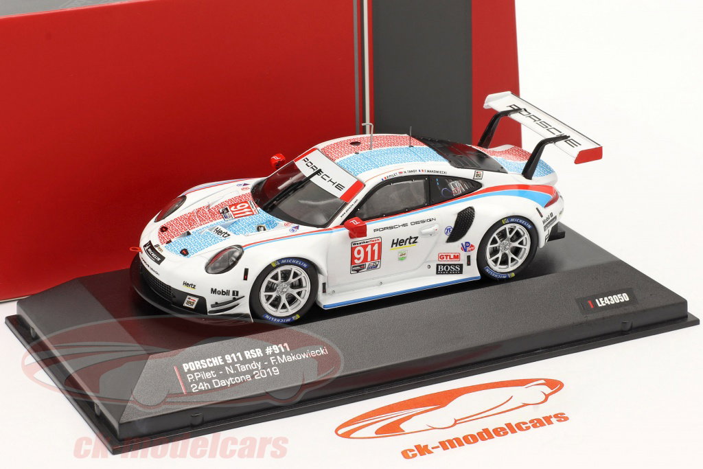 Ixo 1:43 Porsche 911 RSR #911 24h Daytona 2019 Porsche GT Team