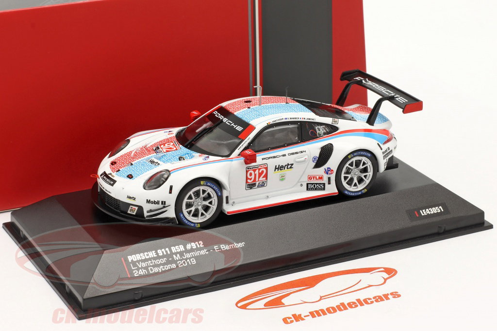 Ixo 1:43 Porsche 911 RSR #912 3rd GTLM class 24h Daytona 2019