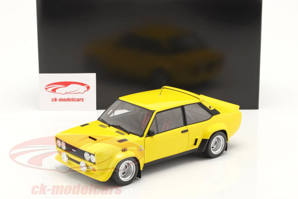 Kyosho 1:18 Fiat 131 Abarth 建設年 1974 黄 08376Y モデル 車
