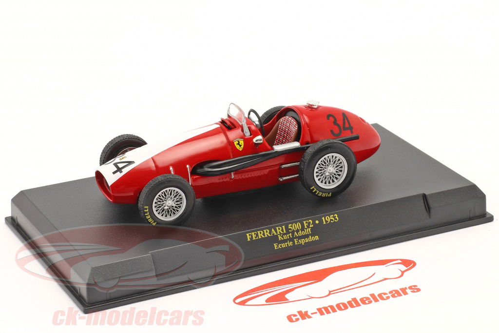 Altaya 1:43 Kurt Adolff Ferrari 500 #34 ドイツ人 GP 方式 1