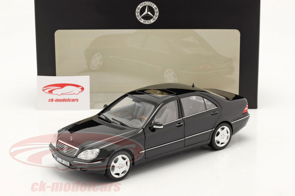 Norev 1:18 Mercedes-Benz S 600 (V220) year 2000-2005 obsidian