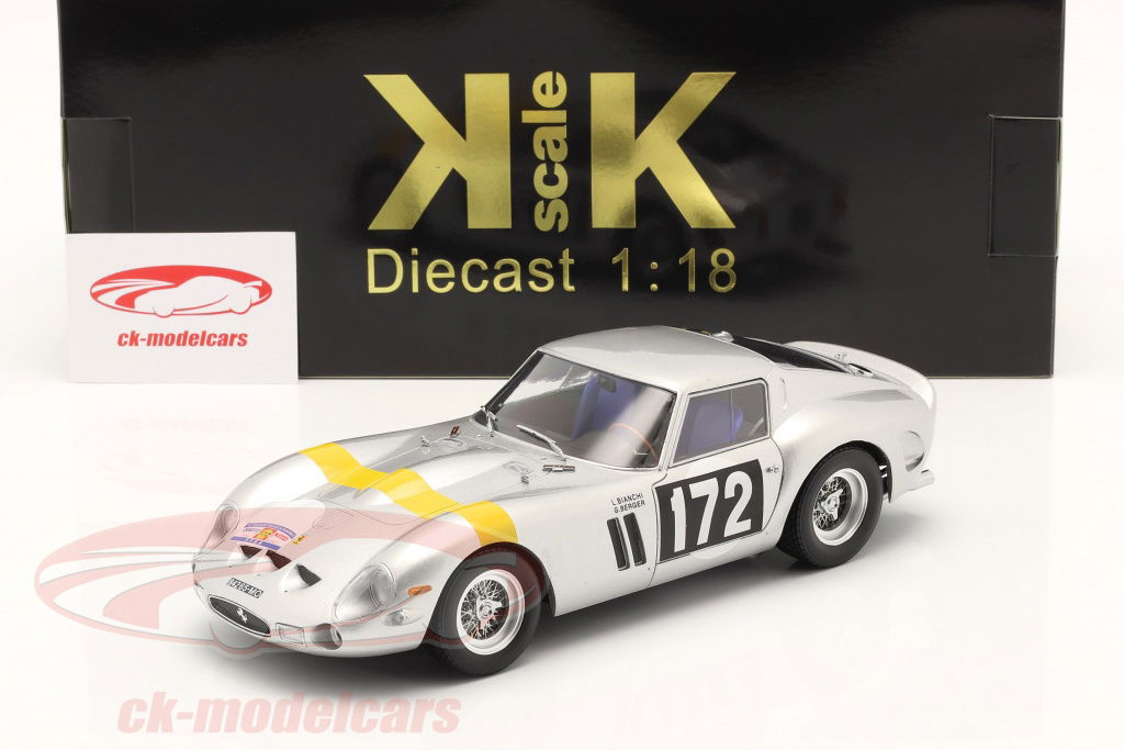KK-Scale 1:18 Ferrari 250 GTO #172 Winner Rallye Tour de