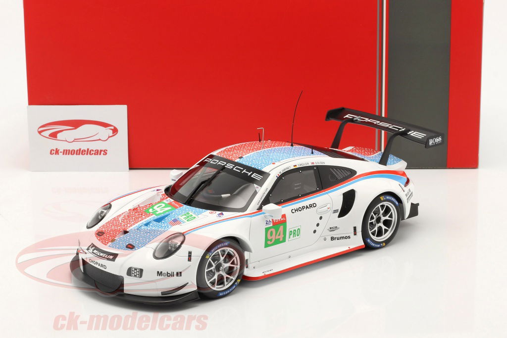 Ixo 1:18 Porsche 911 (991) RSR #94 24h LeMans 2019 Porsche GT Team