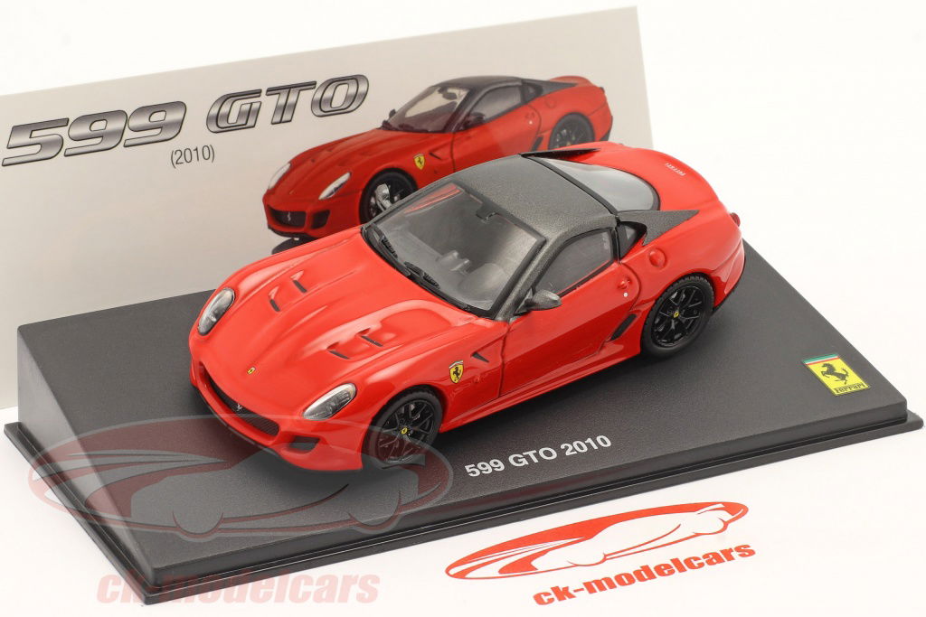 Altaya 1:43 Ferrari 599 GTO year 2010 with showcase red