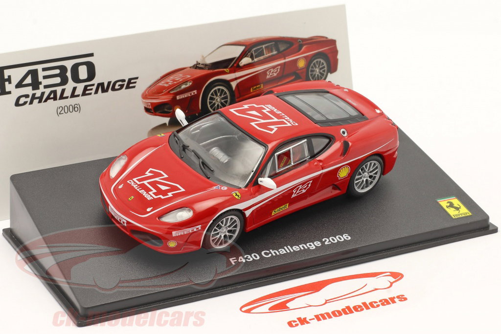 Altaya 1:43 Ferrari F430 Challenge #14 year 2006 with showcase red