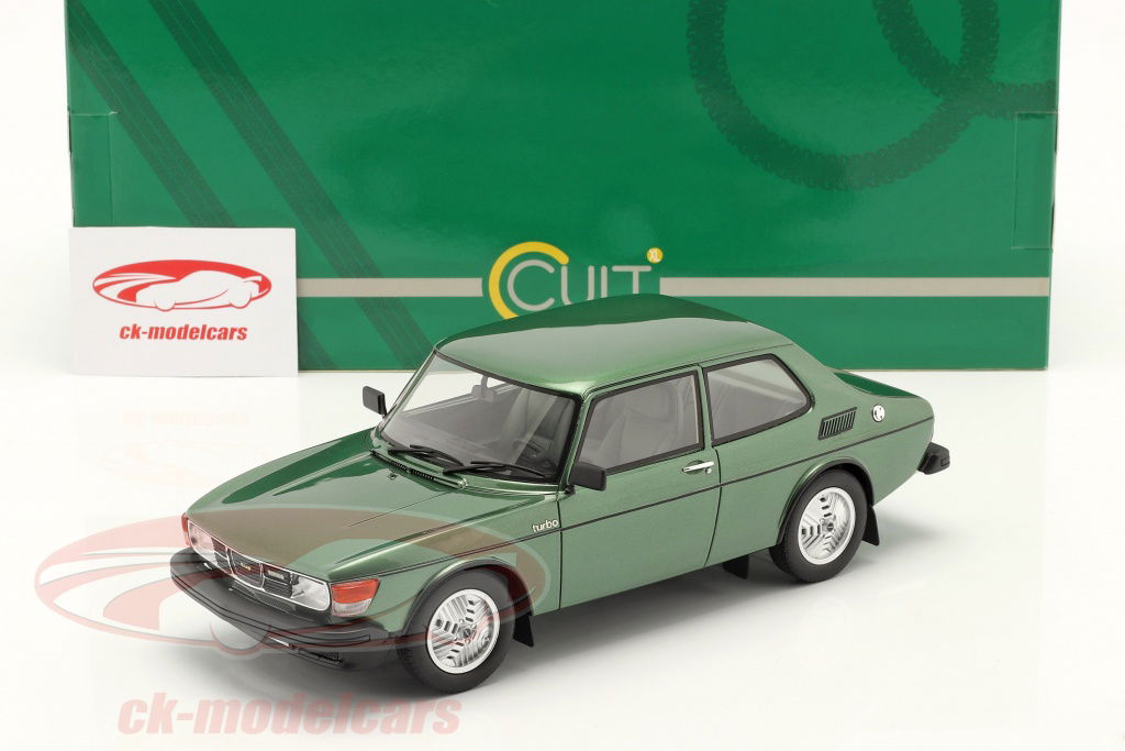 ミニカー　1/18 サーブ 99 ターボ 1978(メタリックグリーン) [CML095-1] Cult Scale Models 1:18 Saab 99 Turbo year 1978 green