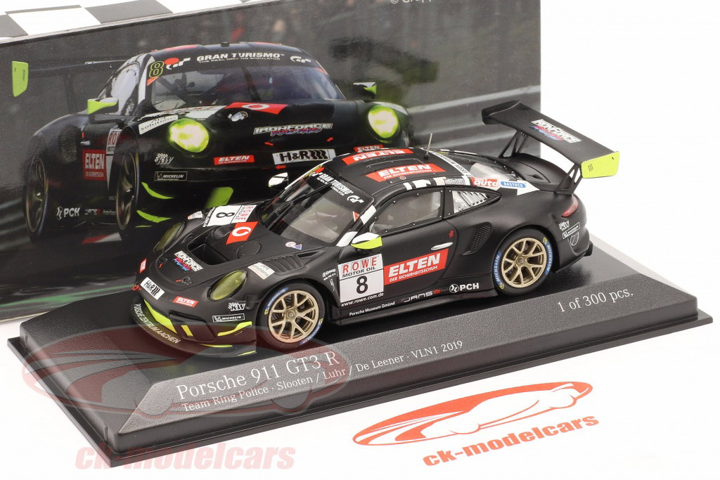 Minichamps 1:43 Porsche 911 GT3 R #8 VLN1 Nürburgring 2019 Iron
