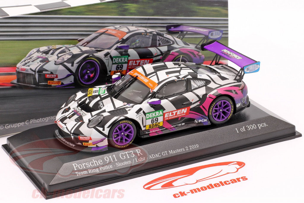 Minichamps 1:43 Porsche 911 GT3 R #69 ADAC GT Masters Most 2019