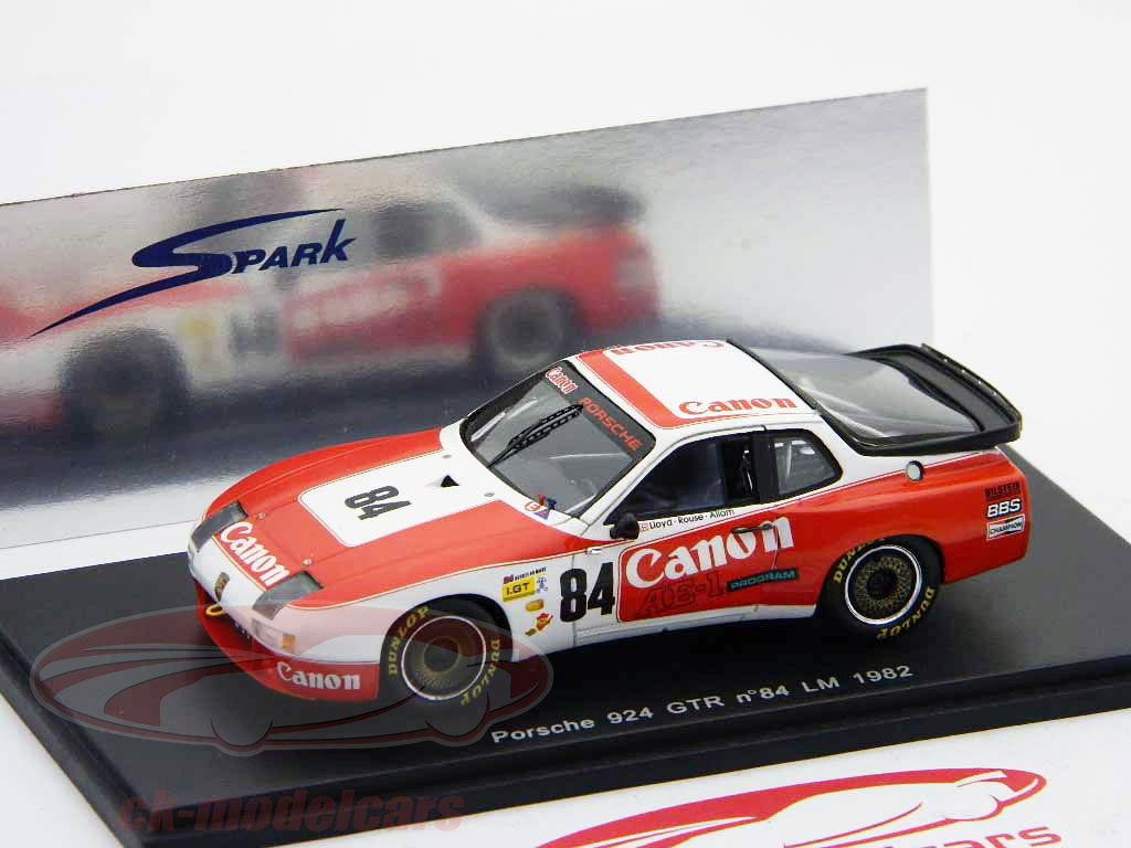 スパーク 1/43 Porsche 924 GTR 84 LM 1982 レッド×ホワイト S0989 他