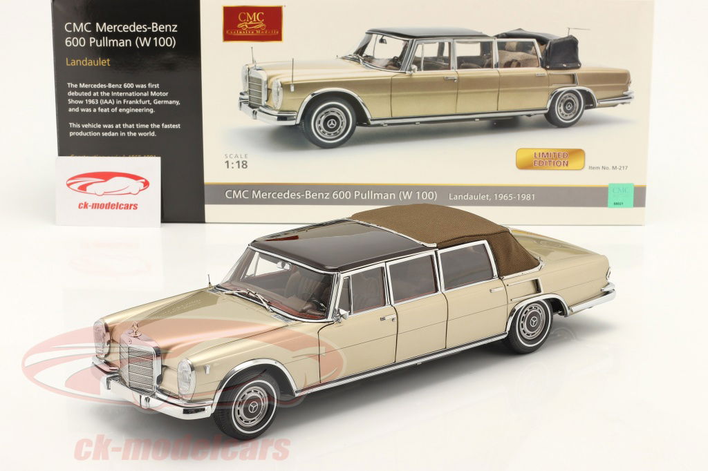 CMC 1:18 Mercedes-Benz 600 Pullman Landaulet (W100) 1965-81