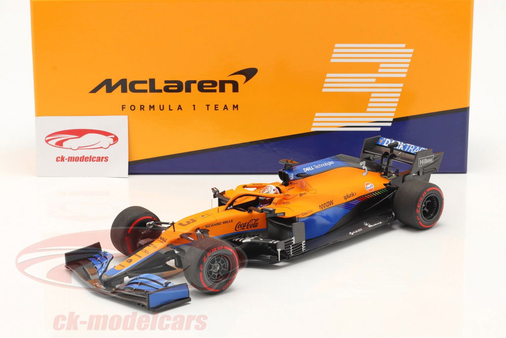Minichamps 1:18 Daniel Ricciardo McLaren MCL35M #3 7th Bahrain GP