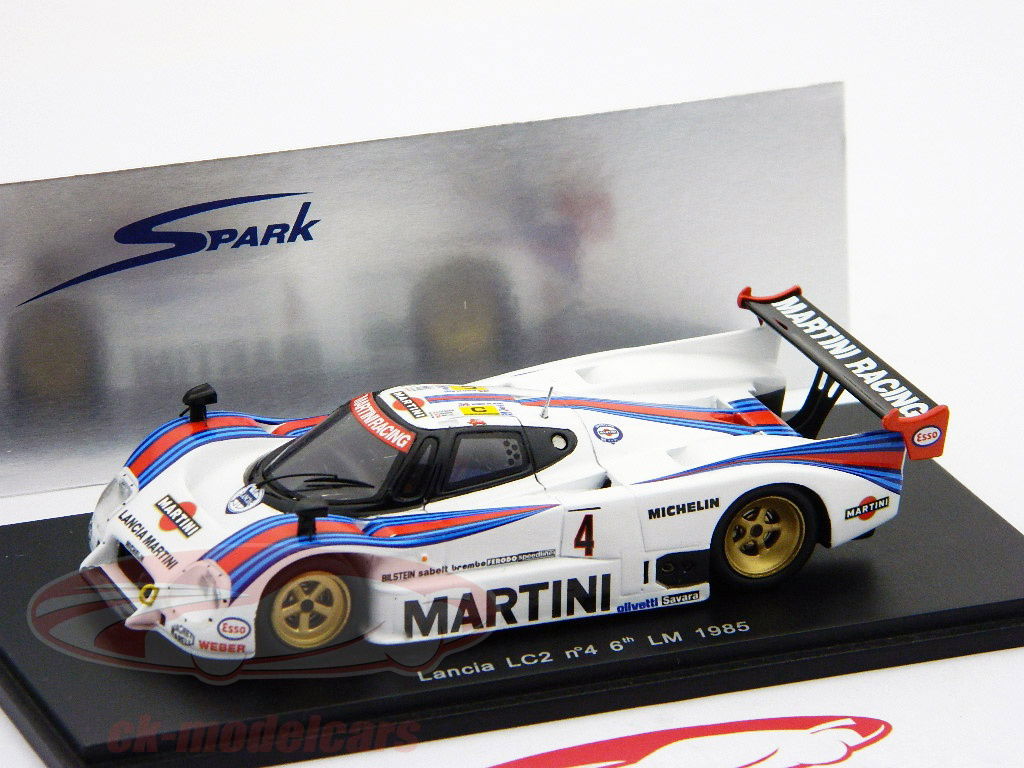 Spark 1:43 Lancia LC2 #4 6th 24h LeMans 1985 Wollek