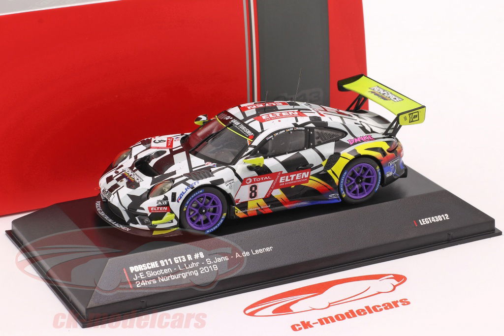 Ixo 1:43 Porsche 911 GT3 R #8 24h Nürburgring 2019 Iron Force
