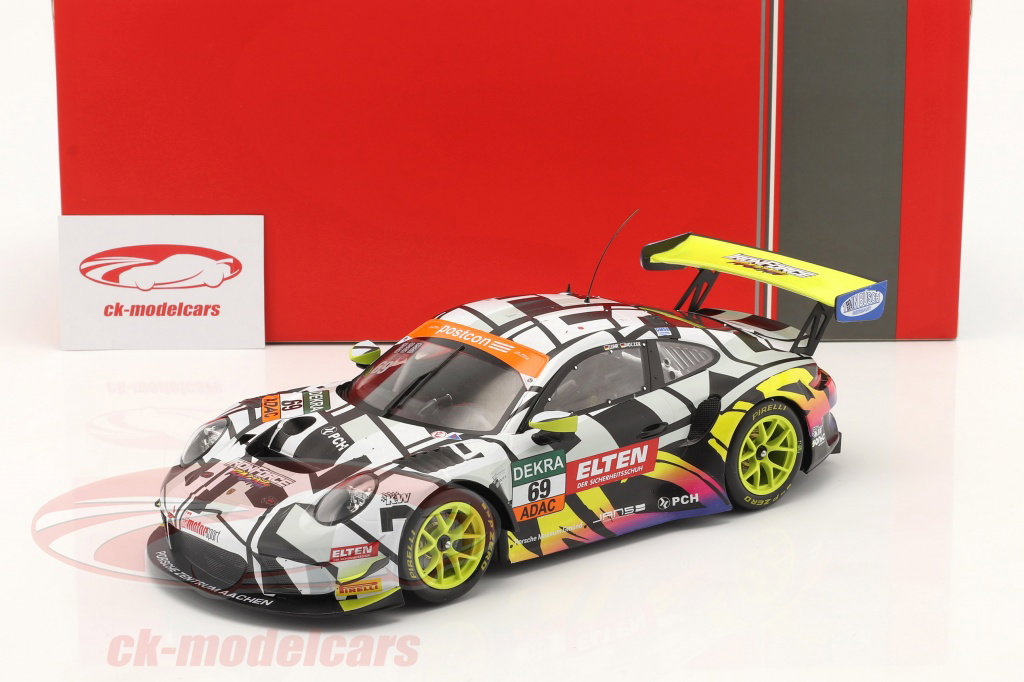 Ixo 1:18 Porsche 911 GT3 R #69 ADAC GT Masters 2019 Iron Force