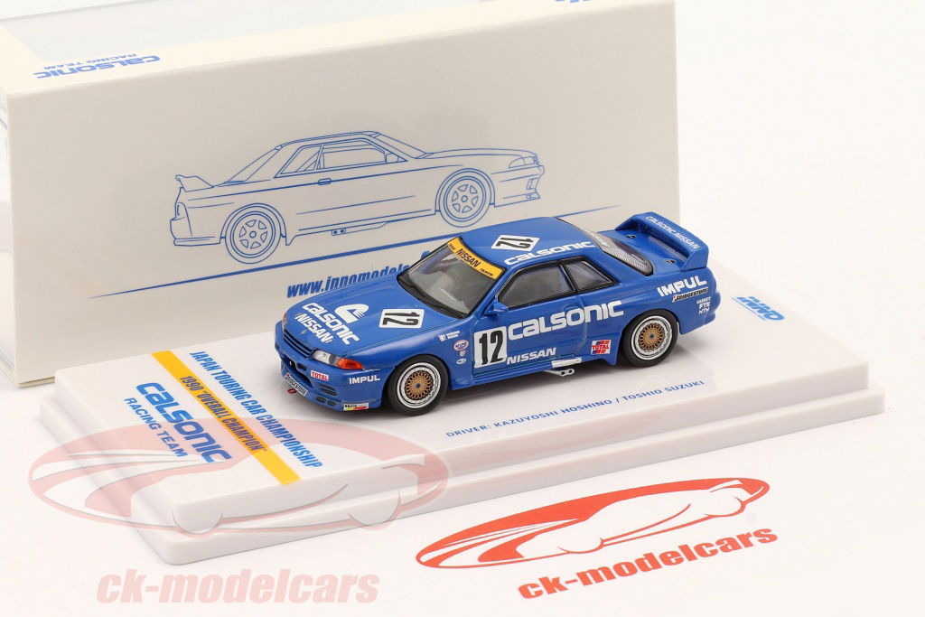 INNO64 スカイラインGT-R R32 #2 TEAM TAISAN JTC 1:64 Nissan Skyline GTR R32 #2 TAISAN JTCC 1991 model car