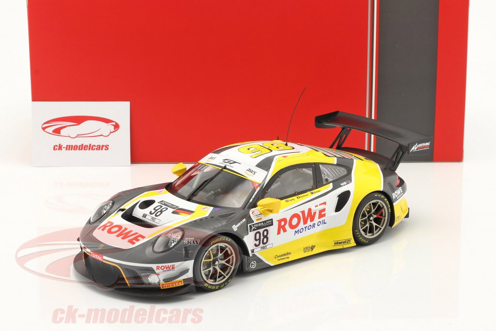 Ixo 1:18 Porsche 911 GT3 R #98 ganador 24h Spa 2020 Bamber, Tandy