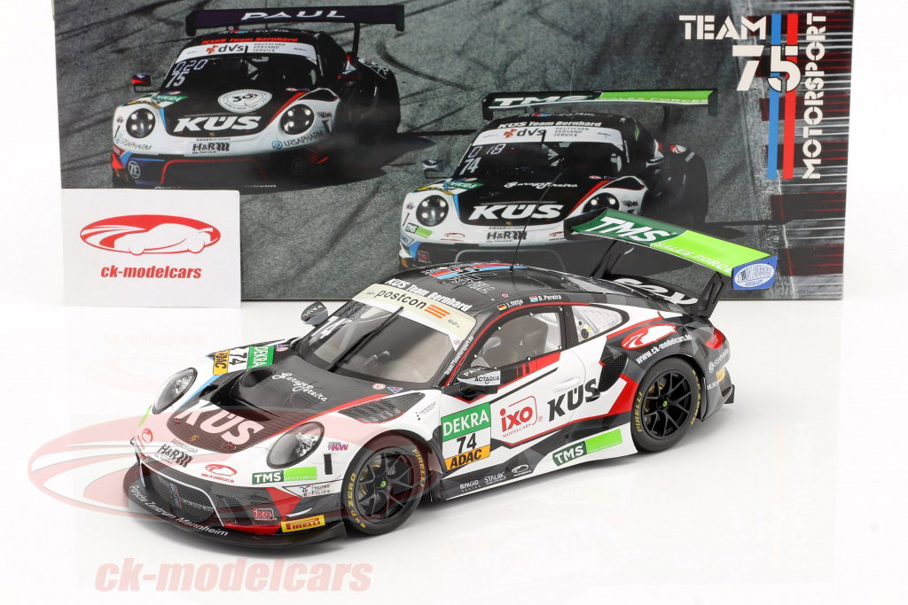 イクソ 1/18 ポルシェ 911 GT3R #74 GTマスターズ 2021 Ixo 1:18 Porsche 911 GT3 R #74 ADAC GT Masters 2021 KÜS Team75