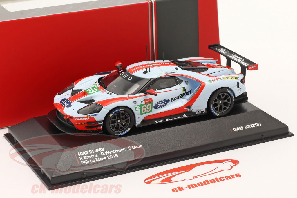 スパーク 1/43 フォードGT GTE #69 2019ル・マン Ixo 1:43 Ford GT #69 24h LeMans 2019 Briscoe, Westbrook, Dn
