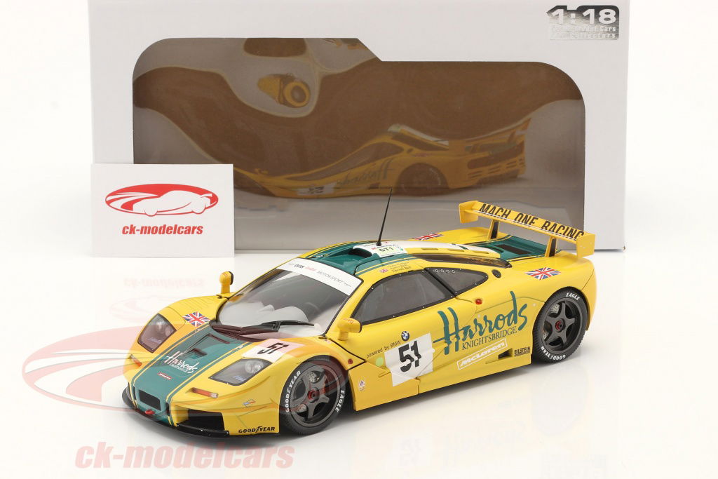 Solido 1:18 McLaren F1 GTR #51 3rd 24h LeMans 1995 Wallace