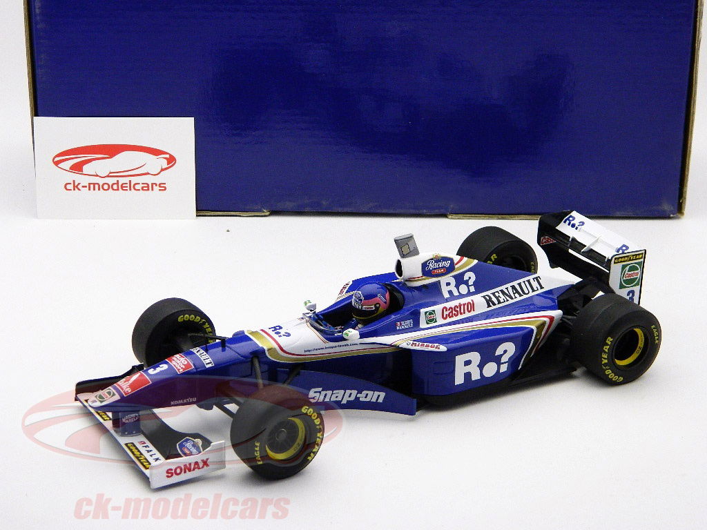 【ミニチャンプス　ウィリアムズFW19 1997年1/18】 Minichamps 1:18 J. Villeneuve Williams Renault FW19 Formula