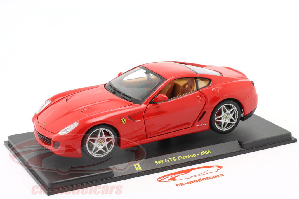 Bburago 1:24 Ferrari 599 GTB Fiorano year 2006 red CK75600 model