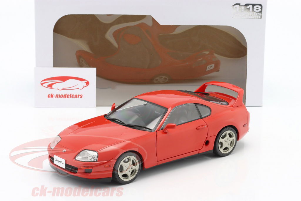 Solido 1:18 Toyota Supra MK4 year 1993 red S1807601 model car