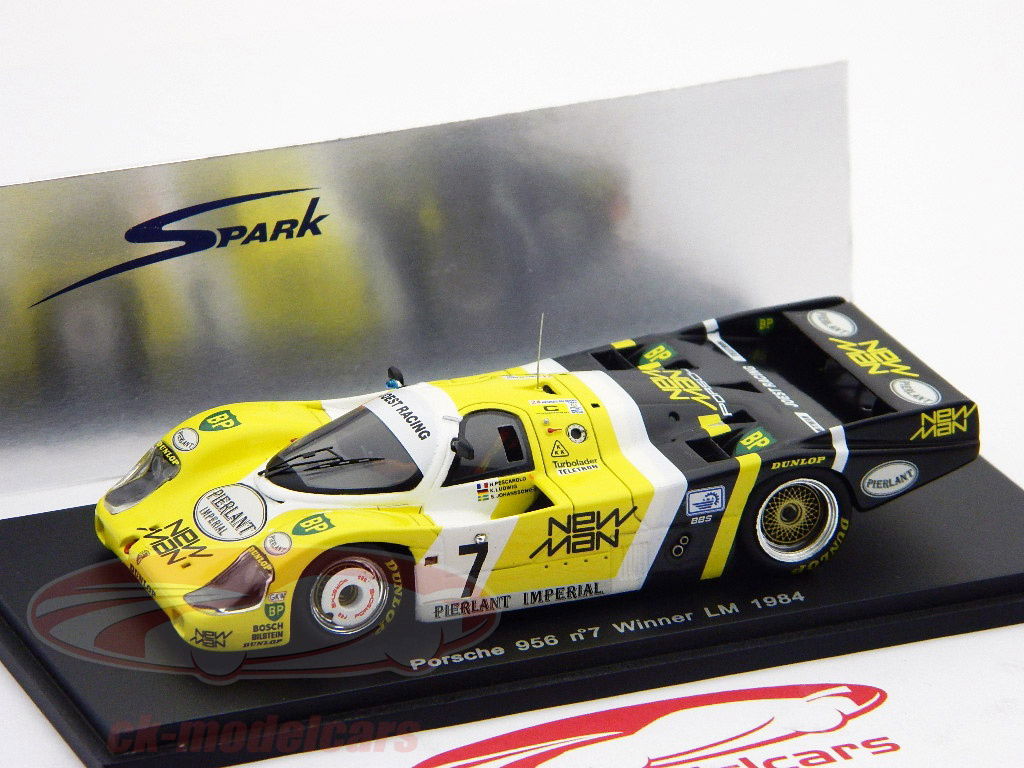 スパーク1/43 Porsche 956 n°7 Winner LM 1985 Spark: Joest Racing #7 1985 Porsche 956B (1985 Le Mans
