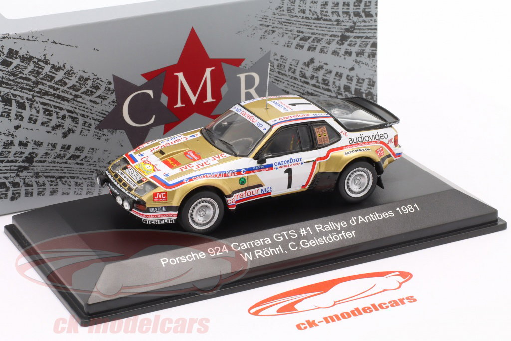 CMR 1:43 Porsche 924 Carrera GTS #1 Rallye d'Antibes 1981 Röhrl