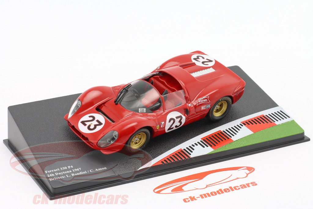 Altaya 1:43 Ferrari 330 P4 #23 勝者 24h Daytona 1967 Bandini, Amon