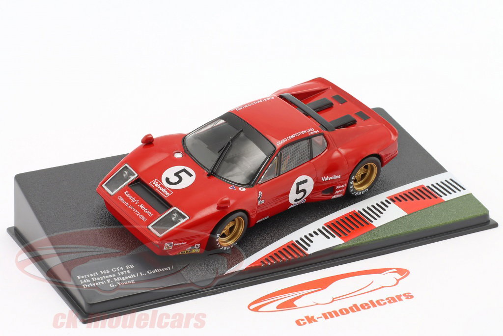 Altaya 1:43 Ferrari 365 GT4 BB #5 24h Daytona 1978 Migault