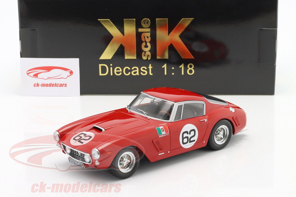 KK-Scale 1:18 Ferrari 250 GT SWB #62 Winner Coppa Inter-Europa